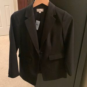 Loft Black Blazer 00petite